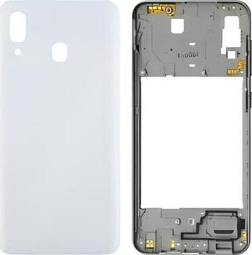 Samsung Galaxy A40  - SM-A405F FULL Kasa Arka Kapak Takım BEYAZ