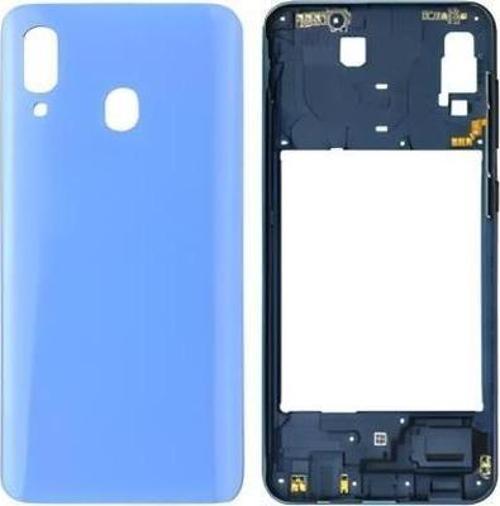 Samsung Galaxy A40  - SM-A405F FULL Kasa Arka Kapak Takım MAVİ
