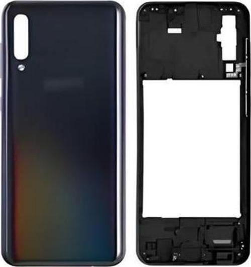 Samsung Galaxy A50  - SM-A505F FULL Kasa Arka Kapak Takım SİYAH