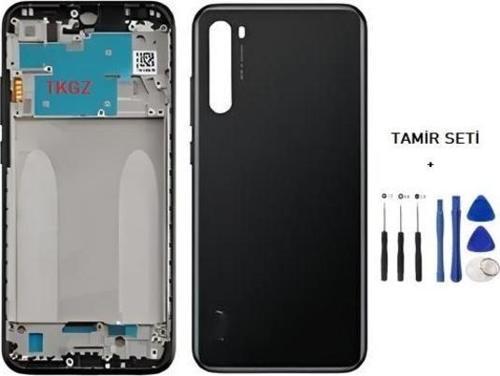 Xiaomi redmi NOTE 8 FULL Kasa Arka Kapak Takım SİYAH - TAMİR SETİ