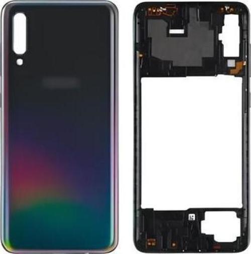 Samsung Galaxy A70  - SM-A705F FULL Kasa Arka Kapak Takım SİYAH