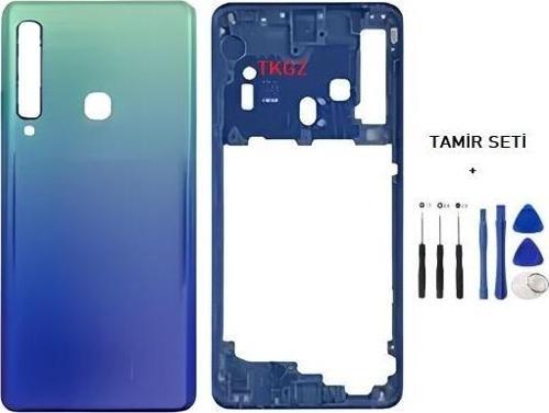 Samsung Galaxy A9  - SM-A920F FULL Kasa Arka Kapak Takım MAVİ - TAMİR SETİ