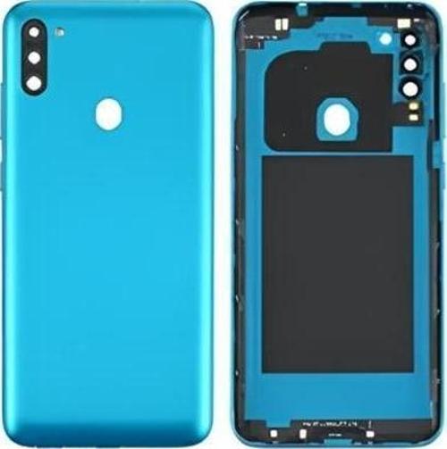 Samsung Galaxy M11  - SM-M115 FULL Kasa Arka Kapak Takım MAVİ