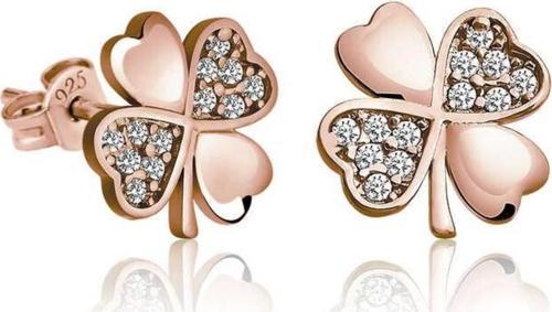 925 Ayar Gümüş Yonca Kadın Küpe