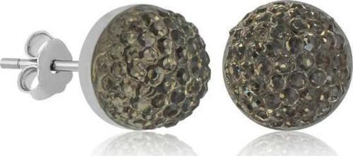 Gümüş Kristal Çivili Kadın Küpe