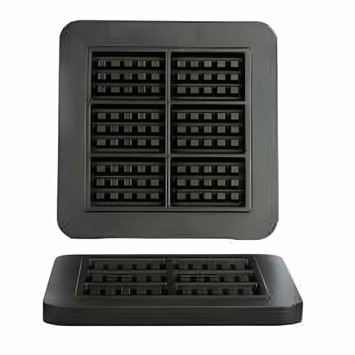 Kare Waffle Makinası Kalıbı, Bürüksel 3x5 Mini