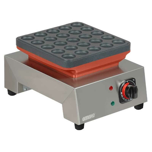 Balls Ø3,0 Top Poffertjes Tekli Waffle Makinesi, Elektrikli, Manuel, Zaman Ayarlı