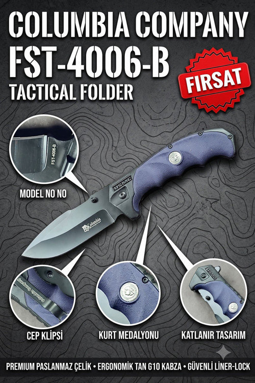 FST-4006-B Soft Kamp ve Taktiksel Çakı