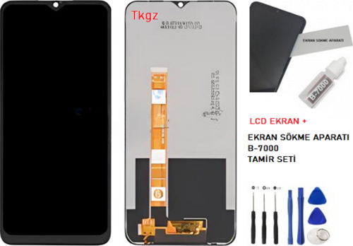 OPPO A5 2020 Lcd Ekran Dokunmatik  Kalite + B-7000 + TAMİR SETİ
