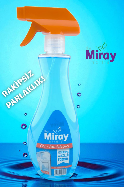 Cam Temizleyici İzopropil Alkollü 500 Ml – Toz Tutmayı Geciktirir