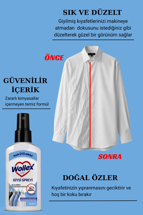 Giysi Spreyi Lilyum Hızlı Ütü Etkisi