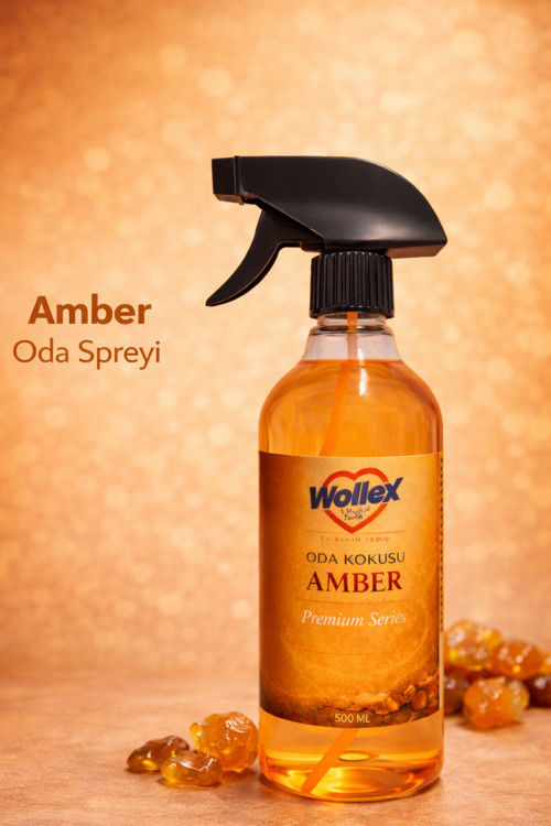 Amber Romantik Oda Ve Çamaşır Spreyi Oda Kokusu Oda Spreyi Room Spray 500Ml