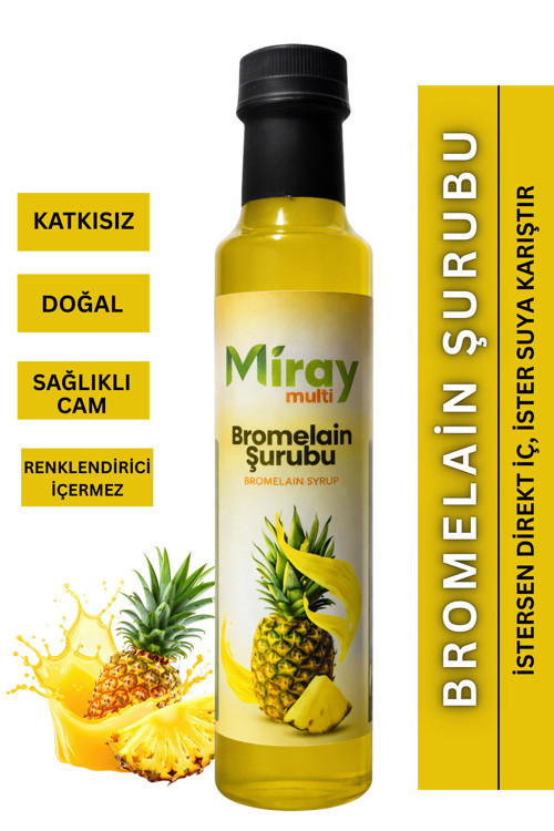 Bromelain Ananas İçeren Detox Şurubu – Metabolizma Destekleyici