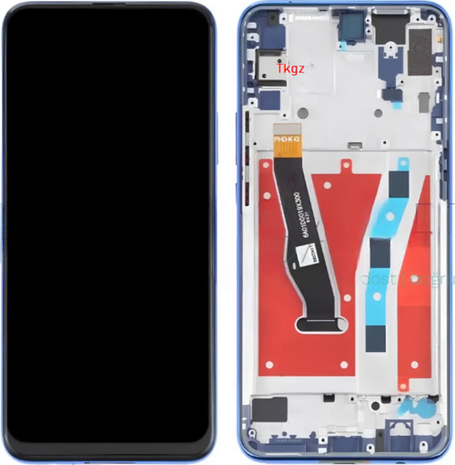 Huawei Uyumlu Y9 Prime 2019 Lcd Ekran Dokunmatik  Kalite ÇITALI MAVİ