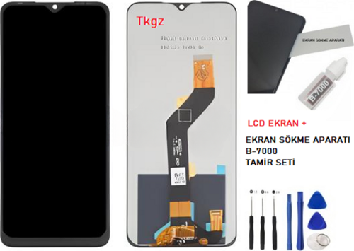 İnfinix HOT 10 PLAY Lcd Ekran Dokunmatik Kalite + B-7000 + TAMİR SETİ