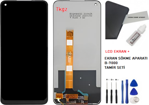 OPPO REALMİ 6 Lcd Ekran Dokunmatik  Kalite + B-7000 + TAMİR SETİ