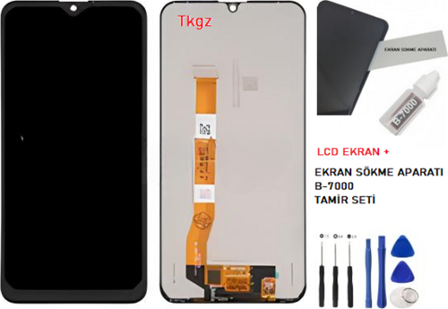 OPPO REALMİ C3 Lcd Ekran Dokunmatik  Kalite + B-7000 + TAMİR SETİ