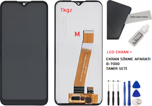 Samsung Galaxy A01M - SM-A015M Lcd Ekran Dokunmatik  Kalite + B-7000 + TAMİR SETİ