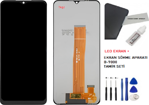 Samsung Galaxy A02 - SM-A022F Lcd Ekran Dokunmatik  Kalite + B-7000 + TAMİR SETİ