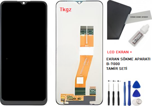 Samsung Galaxy A02S - SM-A025 Lcd Ekran Dokunmatik Kalite + B-7000 + TAMİR SETİ