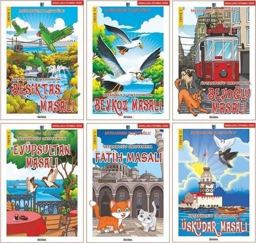 İstanbul'u Okuyorum Masallarla İstanbul Seti - 6 Kitap Takım Kutulu Test İlaveli