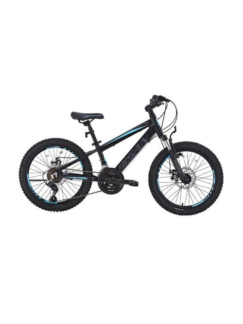 COOPER ERKEK DAĞ BİSİKLETİ 35 CM MD 26 JANT 21 VİTES MAT SİYAH MAVİ