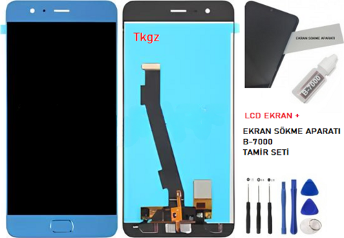 Xiaomi Mİ NOTE 3 Lcd Ekran Dokunmatik  Kalite MAVİ + B-7000 + TAMİR SETİ