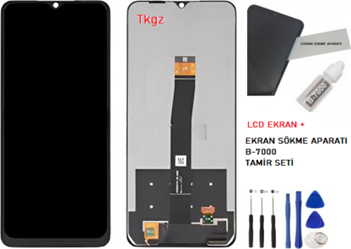Xiaomi POCO C40 Lcd Ekran Dokunmatik Kalite + B-7000 + TAMİR SETİ