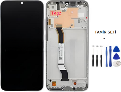Xiaomi Redmi NOTE 8 Lcd Ekran Dokunmatik  Kalite ÇITALI GRİ + TAMİR SETİ