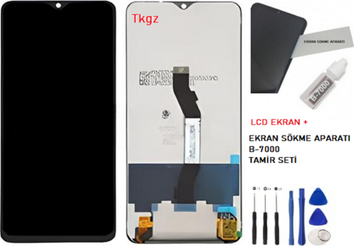 Xiaomi Redmi NOTE 8 PRO Lcd Ekran Dokunmatik  Kalite + B-7000 + TAMİR SETİ
