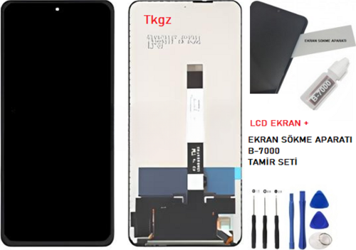 Xiaomi POCO X3 PRO Lcd Ekran Dokunmatik  Kalite + B-7000 + TAMİR SETİ