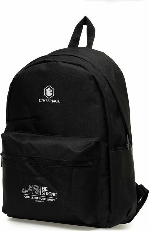 Avıs Siyah Unisex Sırt Çantası Okul Çantası Siyah