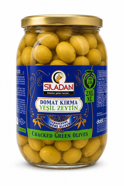 Domat Kırma Yeşil Zeytin 2XL-XL 900 gr
