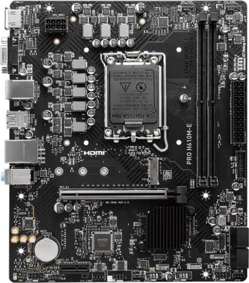PRO H610M-E 5600MHZ(OC) HDMI VGA M.2 1700p