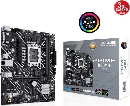 PRIME H610M-E-CSM DDR5 DP HDMI VGA 2XM2 USB 3.2 RGB MATX 1700P