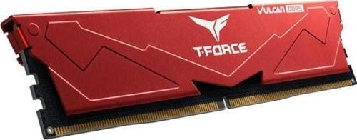 T-Force Vulcan Red 32GB(2X16GB) 5600Mhz DDR5 Gaming Ram CL32 (FLRD532G5600HC32DC01)