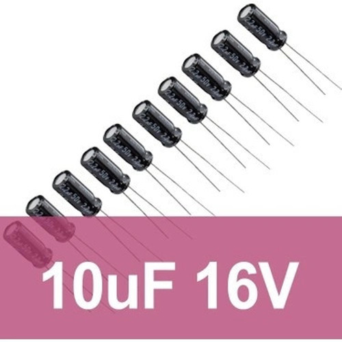 5 adet 10 uF 16V Kondansatör