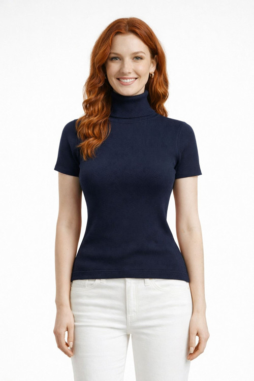 Boğazlı Yarasa Kollu Fitilli Crop Bluz