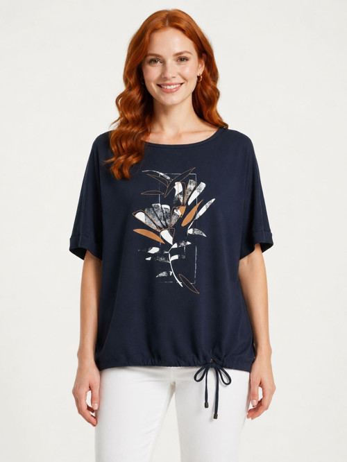 Kadın Baskılı Relaxed T-Shirt