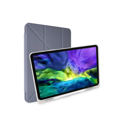 Samsung Galaxy X200 Tab A8 10.5 Kılıf Kalemlikli Mars Tablet Kılıfı - Lavender