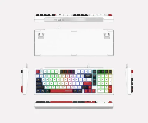 MK1176 3N1(Wired + 2.4G + Bluetooth) RGB 101 TUŞLU ANTİ-GHOSTİNG MEKANİK KLAVYE