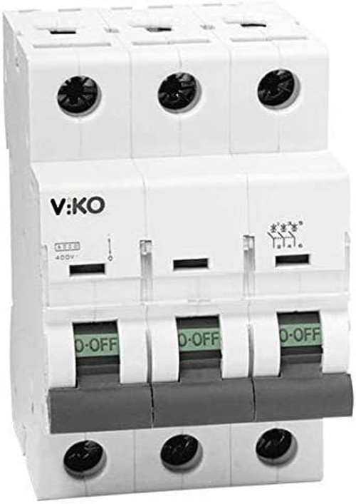 3 Kutuplu C 3x125A Otomatik Sigorta 6VTB-3C125