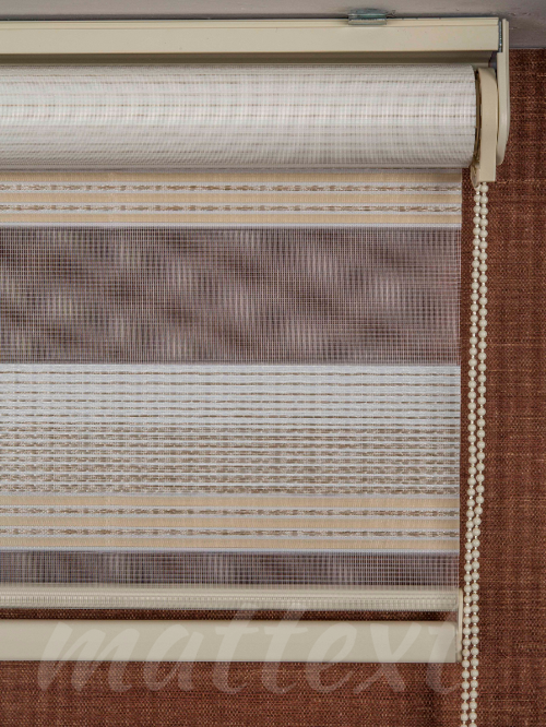 Krem modern Zebra Perde Byz3020