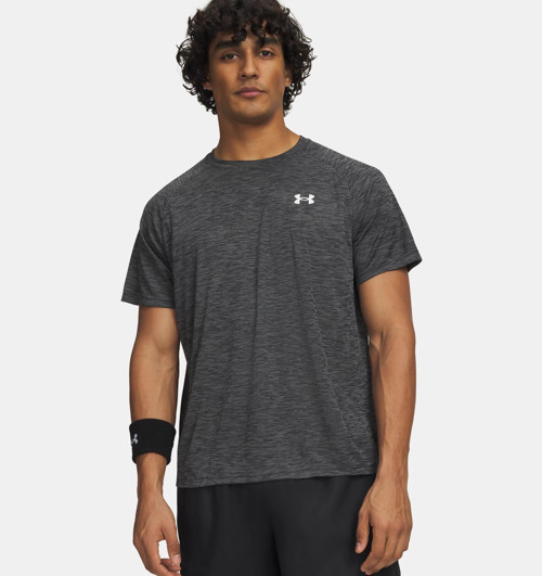 UA Tech Textured SS Erkek T-Shirt