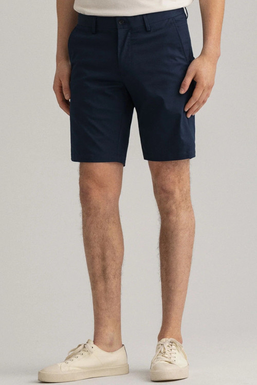 Men's Slim Fit Woven Bermuda Navy Shorts Erkek Dokuma Bermuda Şort Lacivert