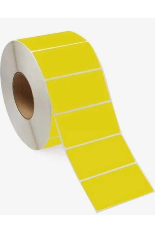 Termal Etiket Sarı Eczane 40X60 1000 Sarım