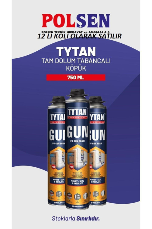 Tabancalı Köpük 750 Ml Koli (12 Adet)
