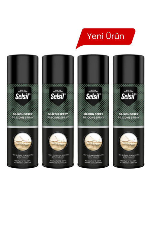 4X Silikon Sprey 500 Ml 1 Adet
