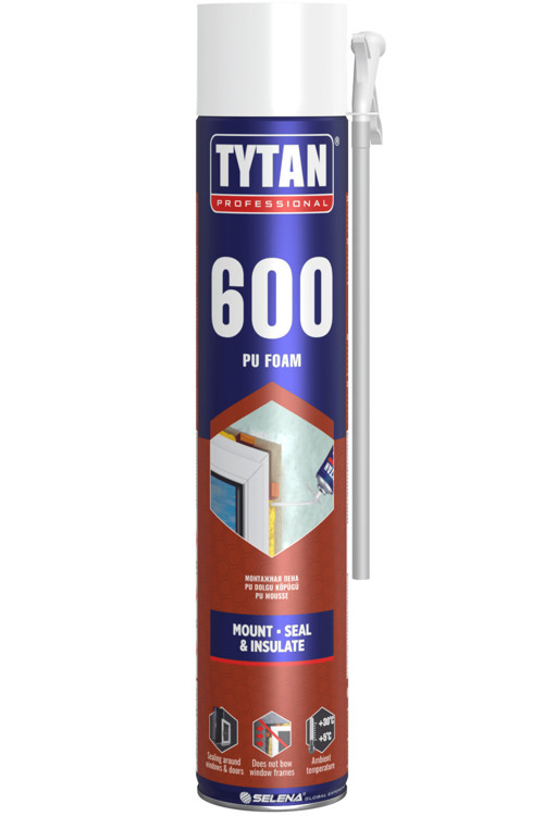 Polyfix 600Gr - 2 Adet Poliüretan Montaj Dolgu Köpüğü Professional Ses Ve Isı Yalıtımı Pipetli