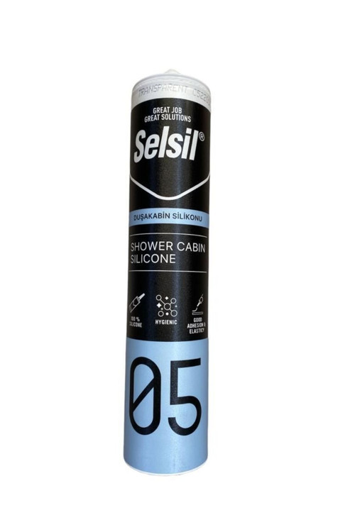 Selsil 05 Mutfak Duşakabin Silikonu Şeffaf 280 Ml(Lisinya)